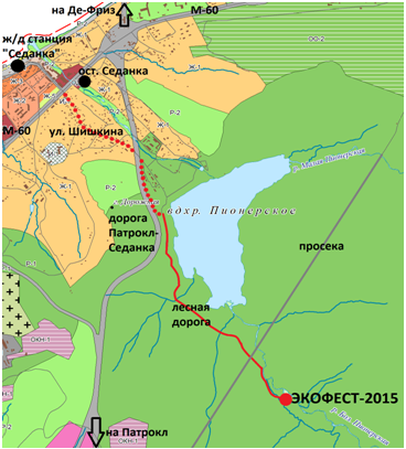 Карта экофестиваля